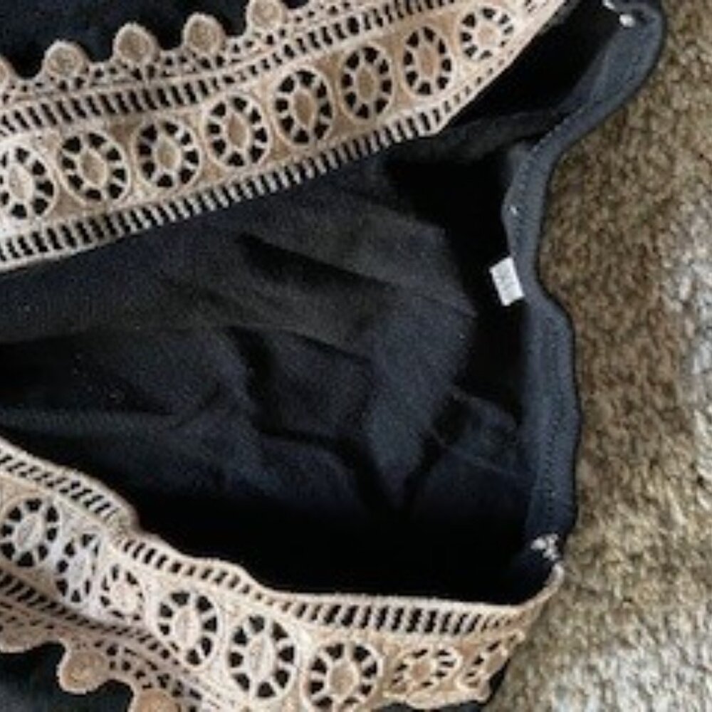 V Neck Patchwork High Waist Solid Color Dress - Xl - image 4